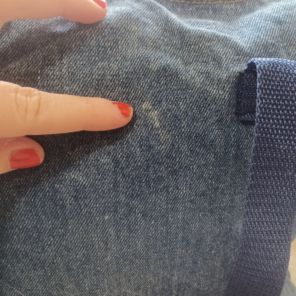 Needlepoint Denim Tote - Picture 6 of 11